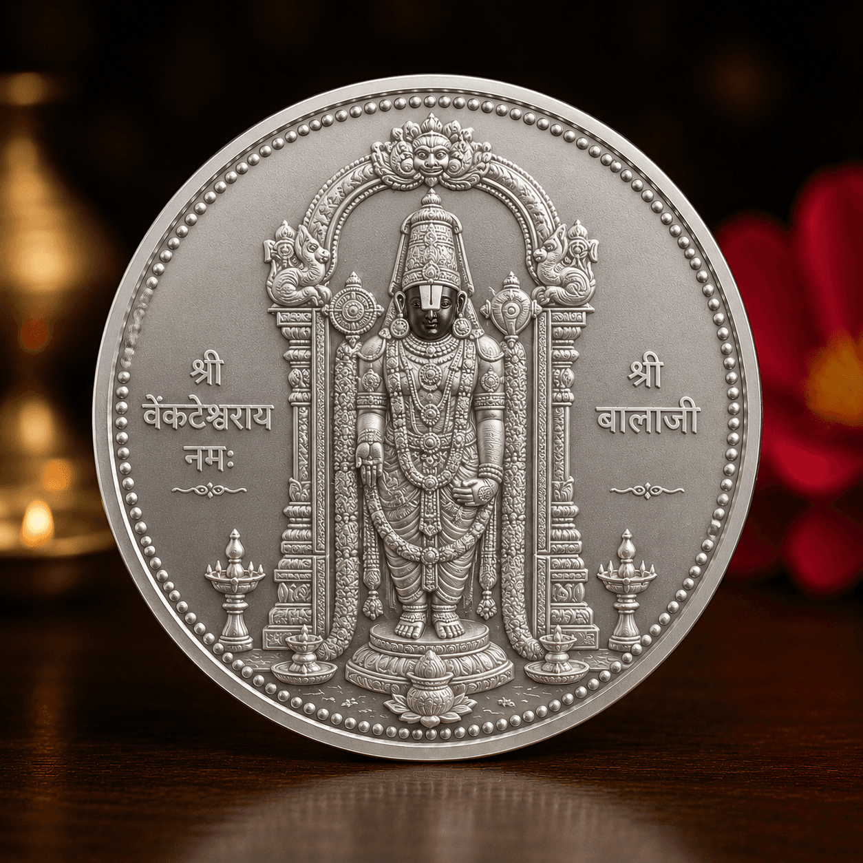 Balaji Silver Coin