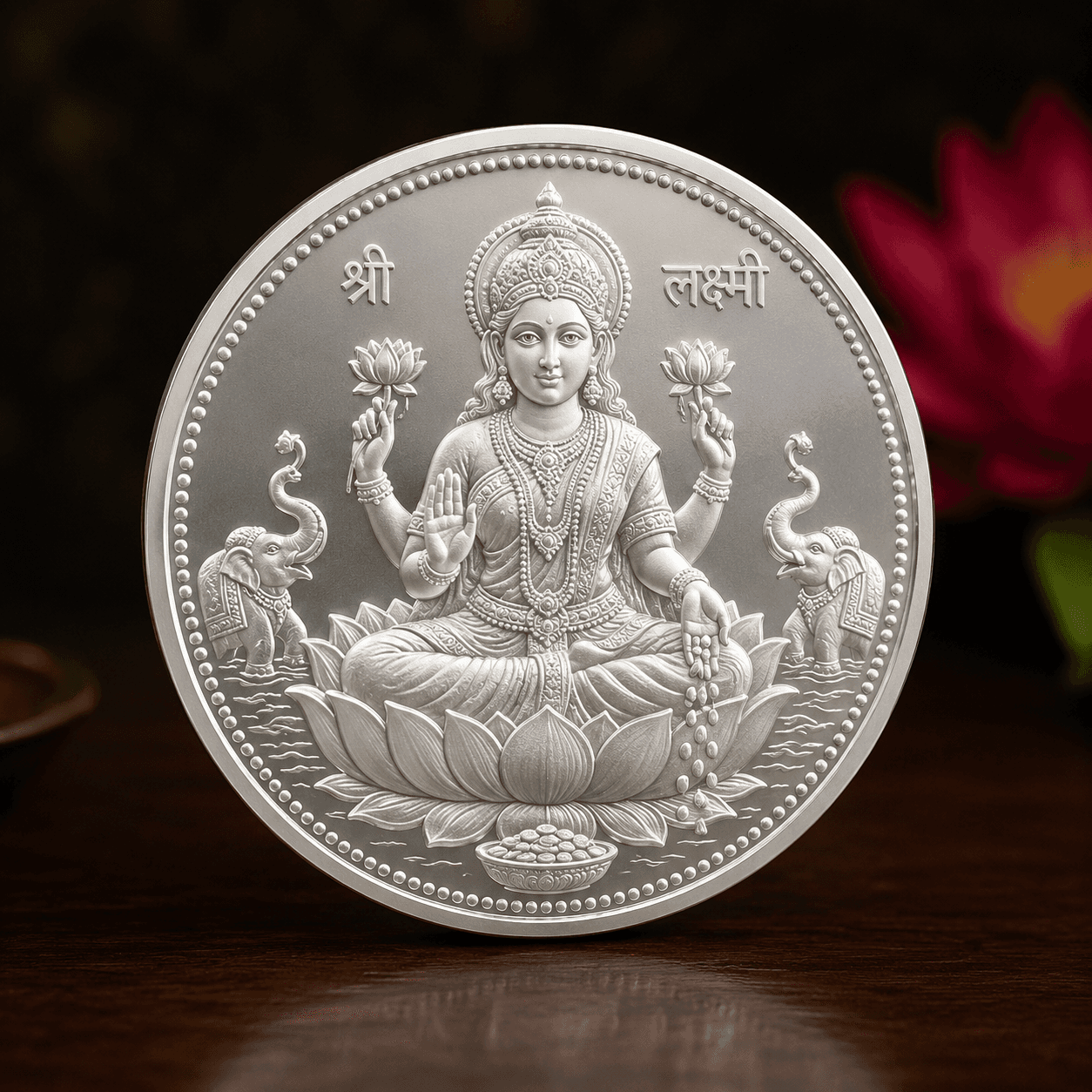 Lakshmi Silver Coin